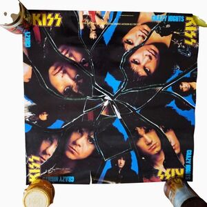 KISS Crazy Nights Album Promo Poster 25x25 Vintage 1987 Polygram Records Rock